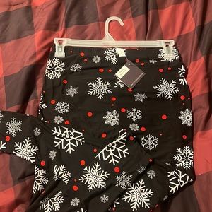 Winter Christmas leggings